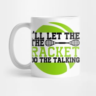 men tennis Mug